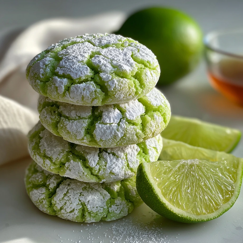 Zesty and Delicious Simple Lime Crinkle Cookies for Every Occasion