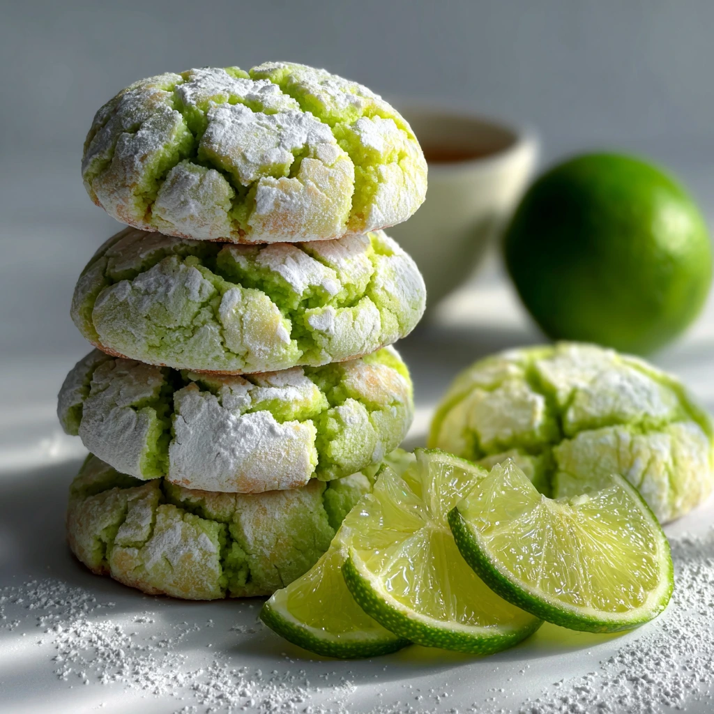 Zesty and Delicious Simple Lime Crinkle Cookies for Every Occasion