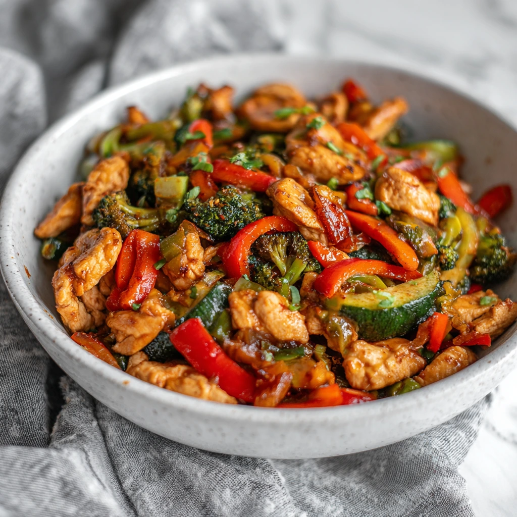 Savory Skillet Mushroom Chicken with Garlic and Thyme