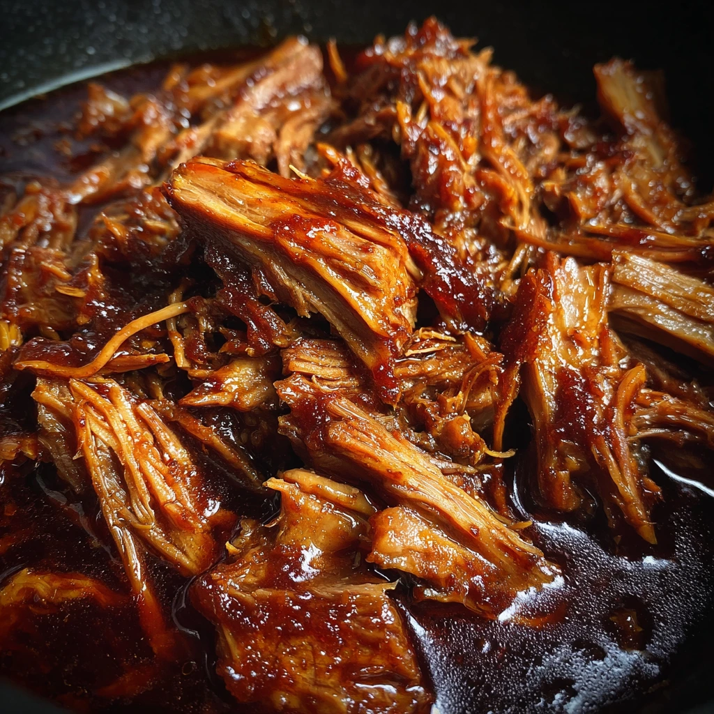 Tender Slow Cooker Beef Brisket with Sweet BBQ Sauce and Spices