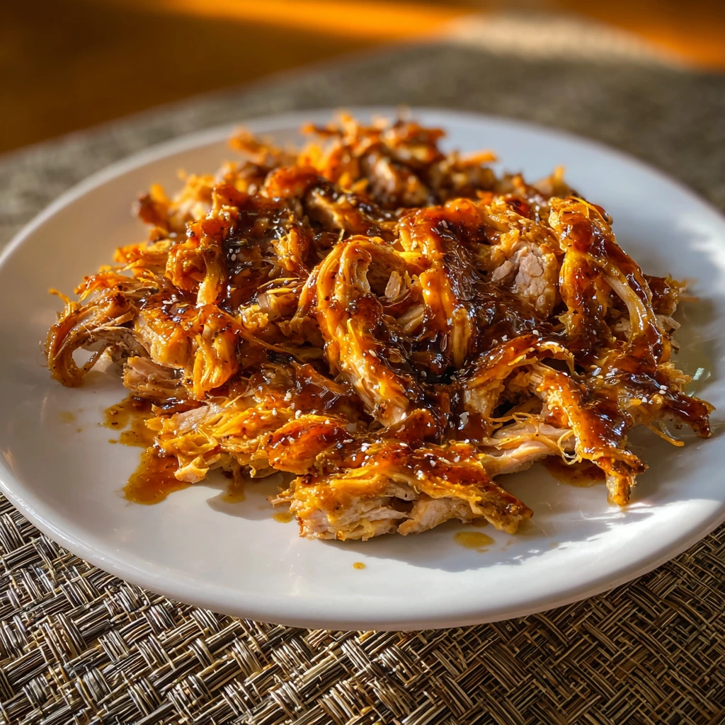 Tender Slow Cooker Brown Sugar Balsamic Glazed Pork Tenderloin with Herbs