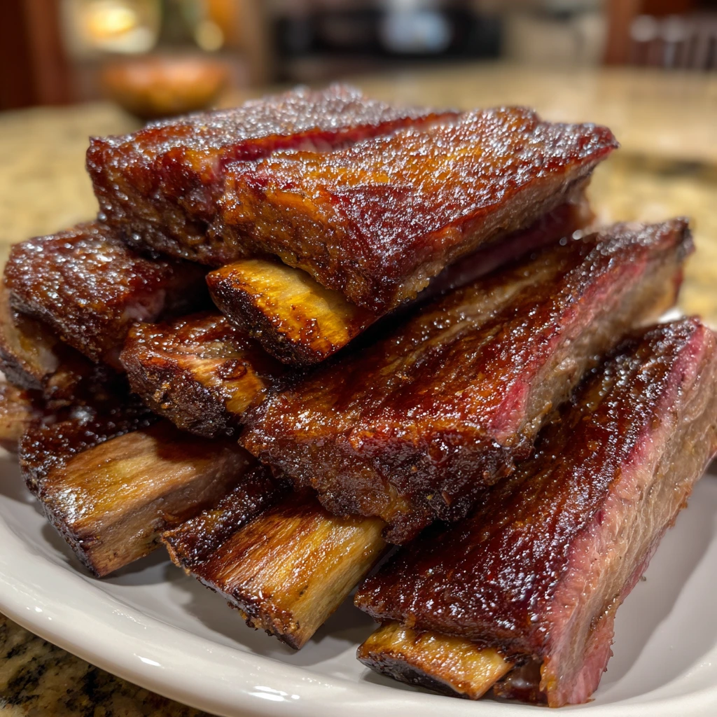 Ultimate Smoked Beef Ribs with Sweet and Savory BBQ Glaze