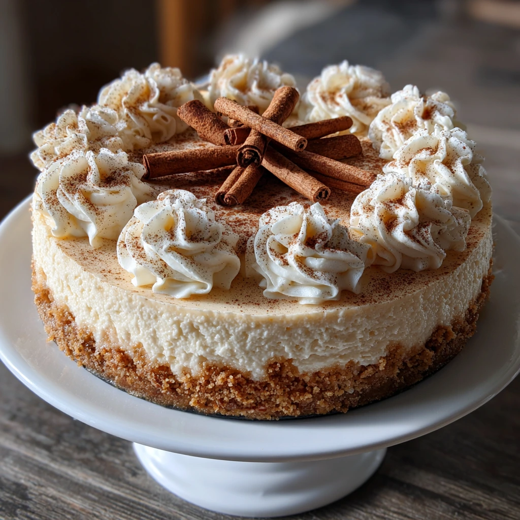 Decadent Snickerdoodle Cheesecake with Creamy Cinnamon Swirl and Crunchy Crust
