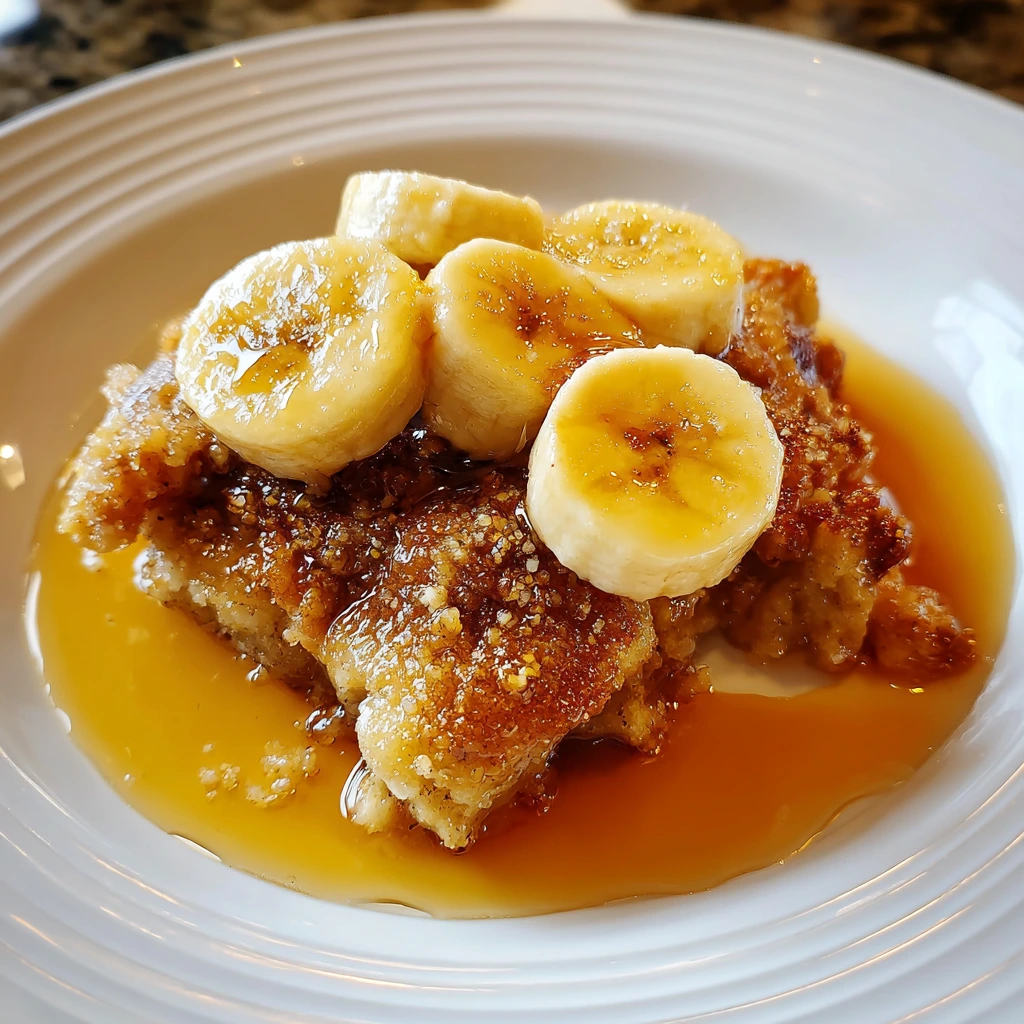 Delightful Southern Banana Cobbler with a Buttery Crust and Sweet Bananas