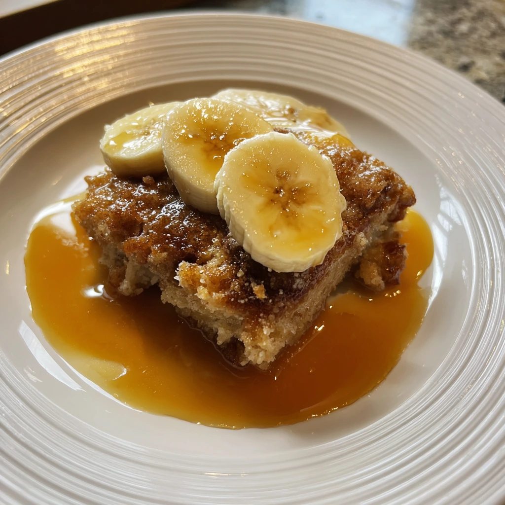 Delightful Southern Banana Cobbler with a Buttery Crust and Sweet Bananas