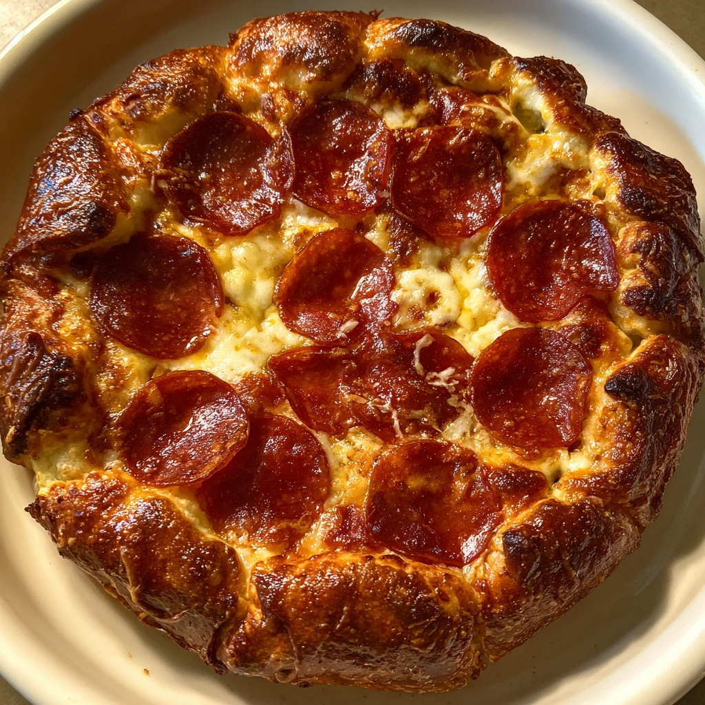Ultimate Stuffed Crust Pepperoni Pizza with Cheesy Goodness and Flavorful Toppings