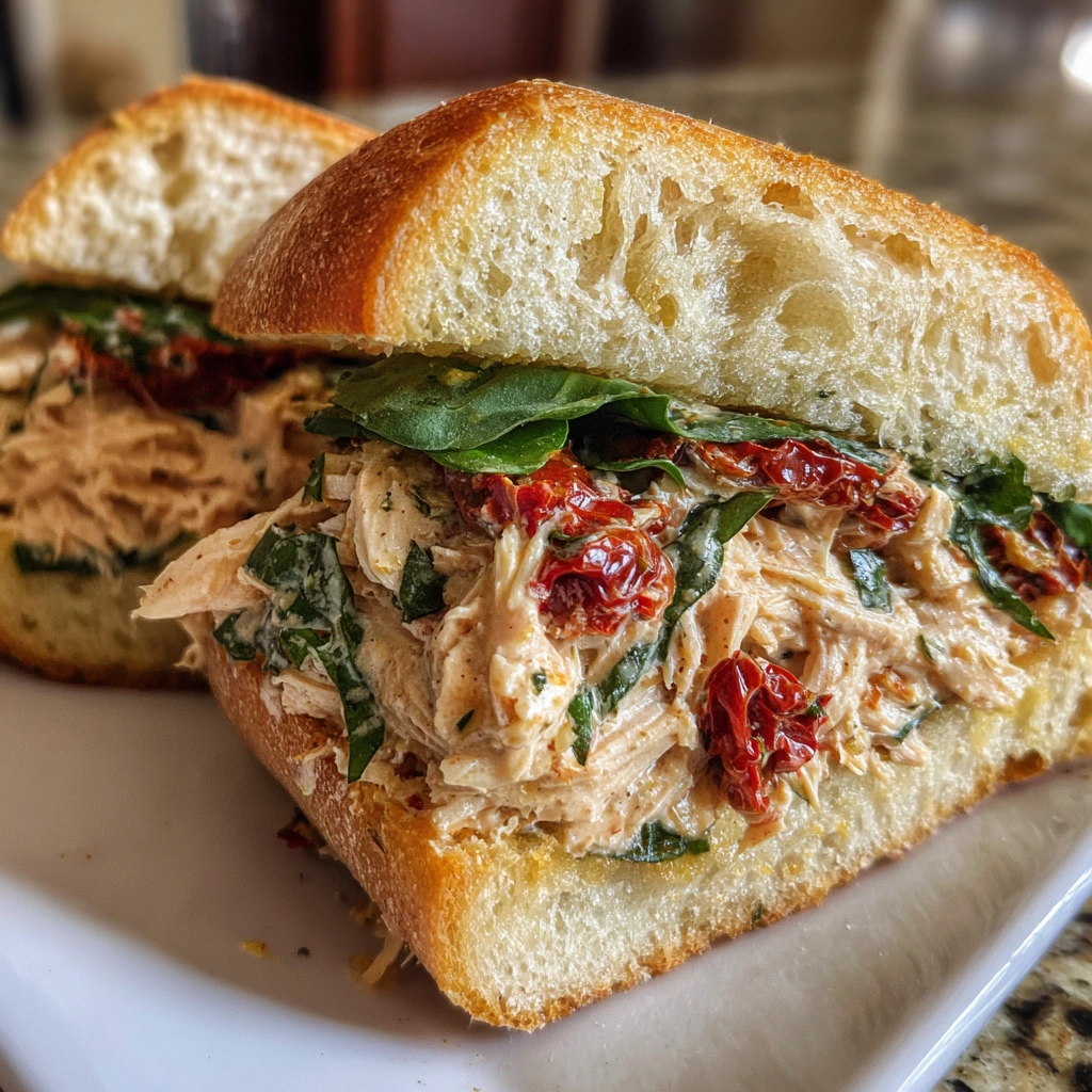 Delicious Sun-Dried Tomato Chicken Salad with Creamy Basil Dressing
