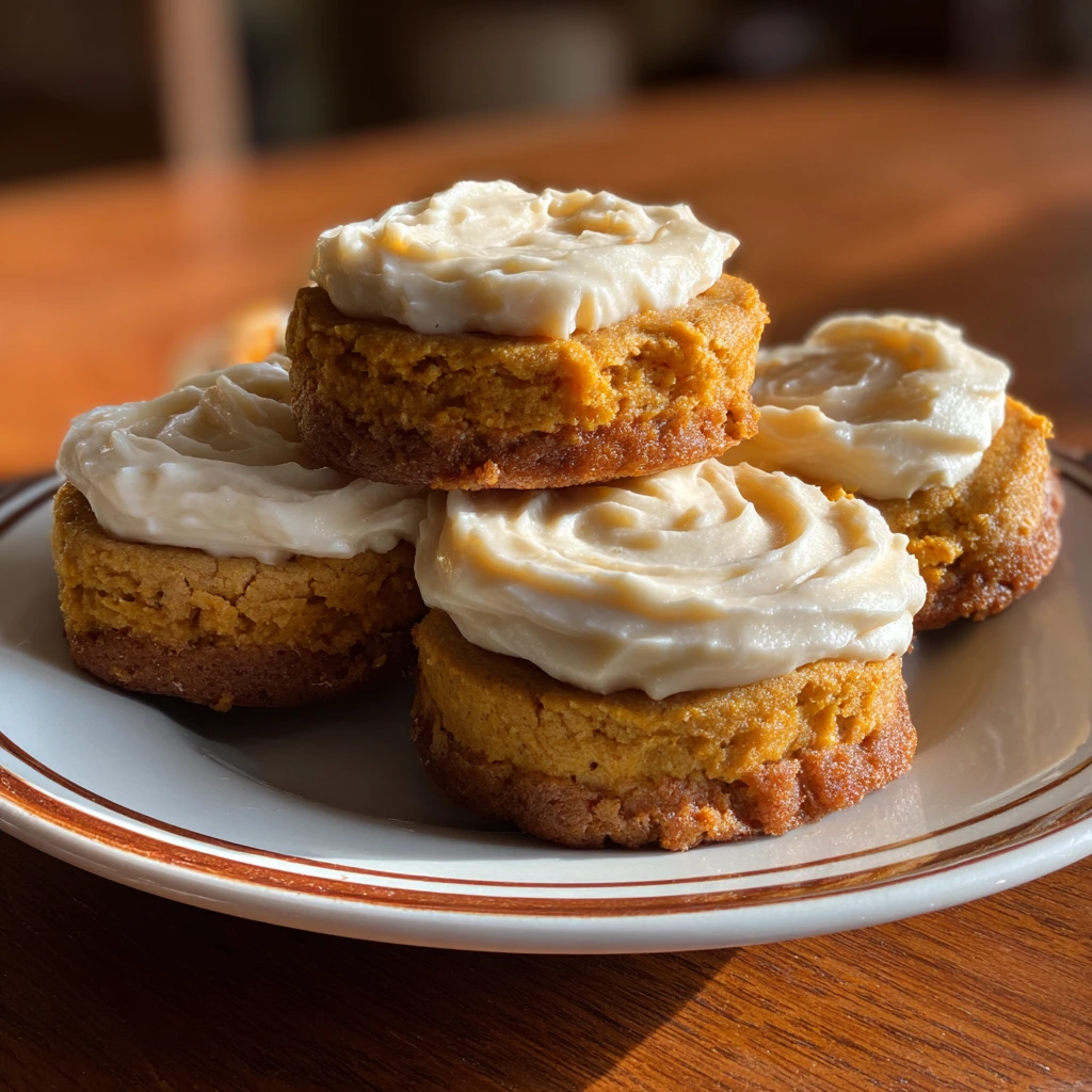 Delightfully Creamy Sweet Potato Cheesecake Cookies with Cinnamon and Nutmeg