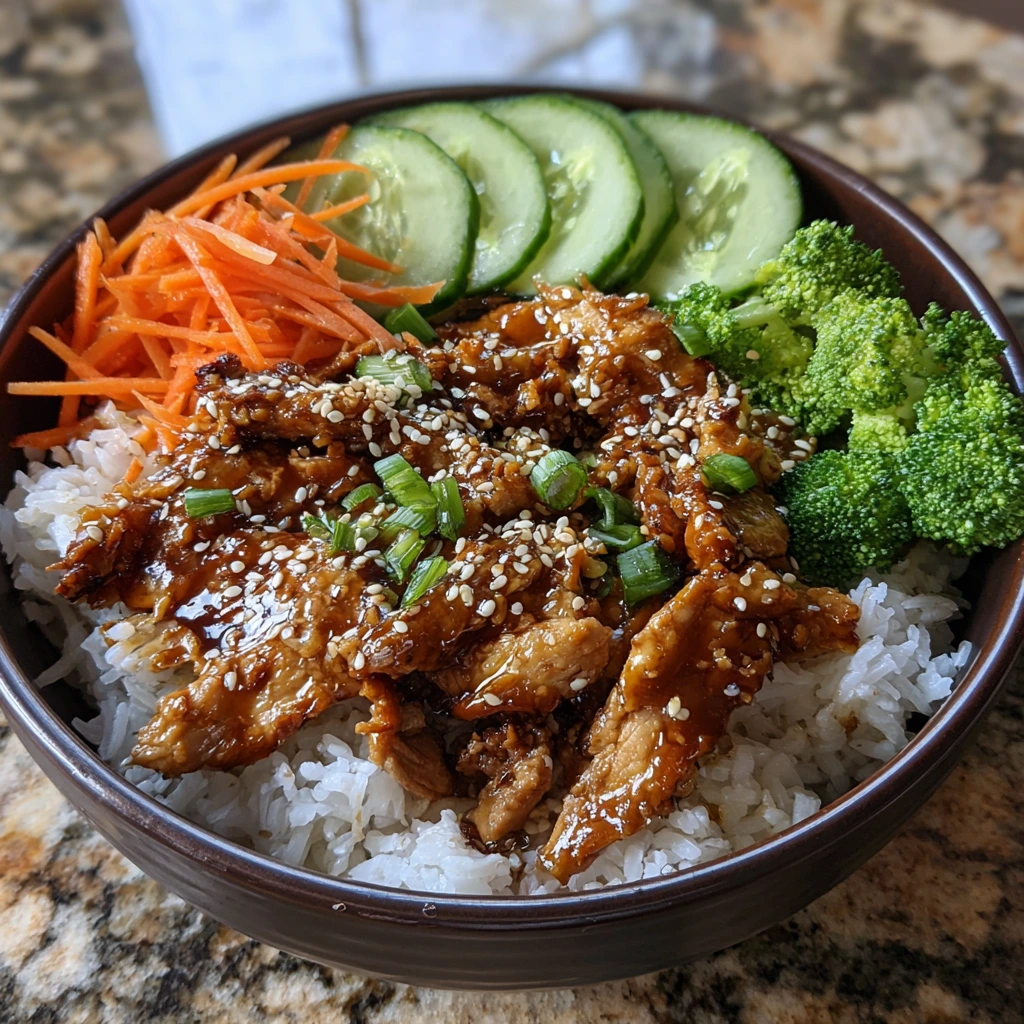 Savory Teriyaki Turkey Rice Bowls with Crisp Vegetables and Sweet Sauce