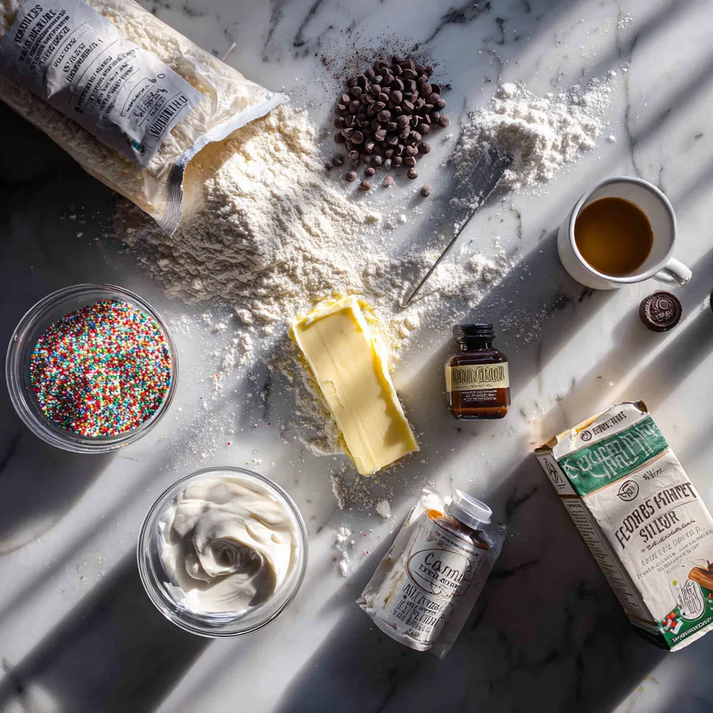Ultimate Chocolate Sprinkle Cookies with Silky Chocolate Ganache Topping and Rainbow Decorations - tertiary view