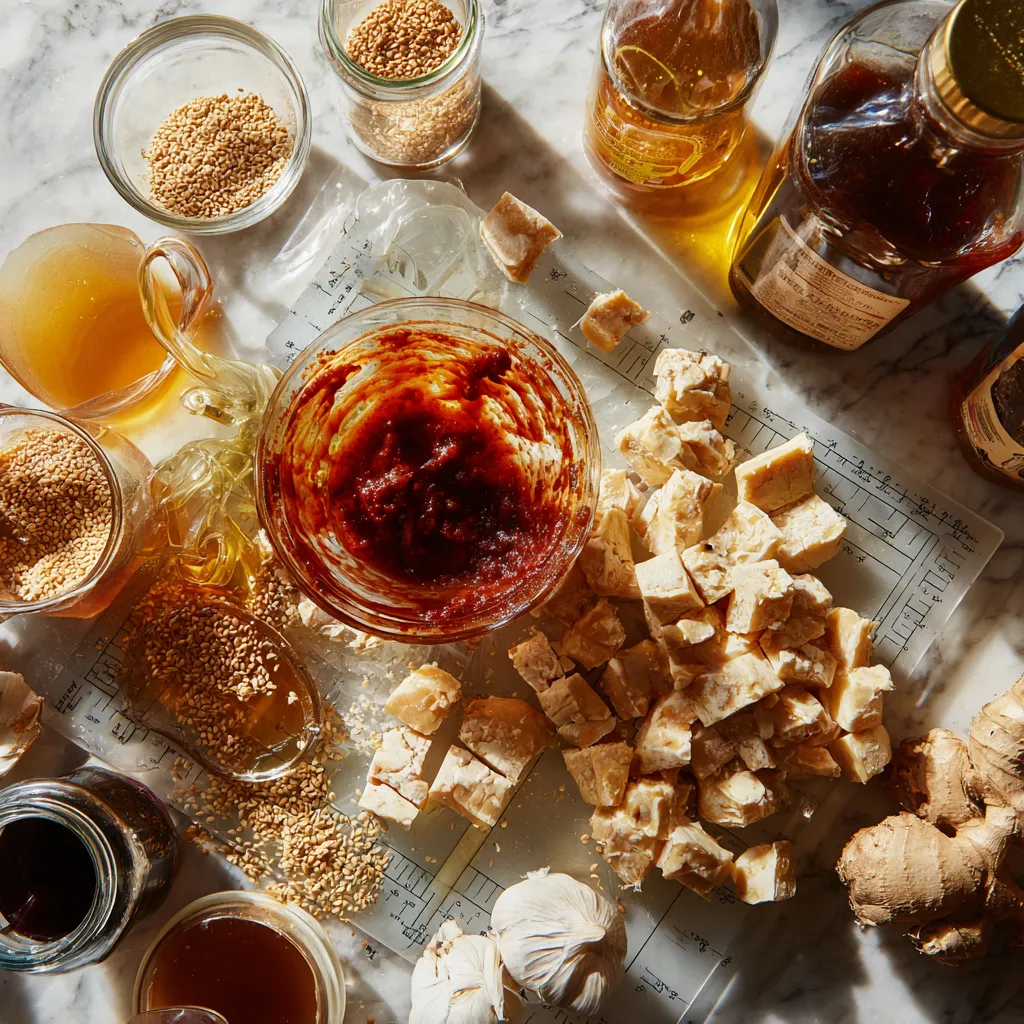 Crispy Caramelized Gochujang Chicken Rice Bowl with Sweet and Spicy Korean Glaze