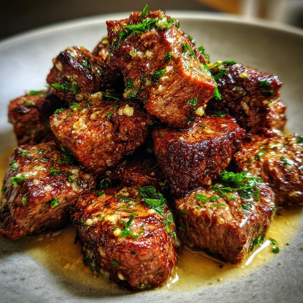 Irresistibly Tender Garlic Butter Steak Bites with Fresh Herbs