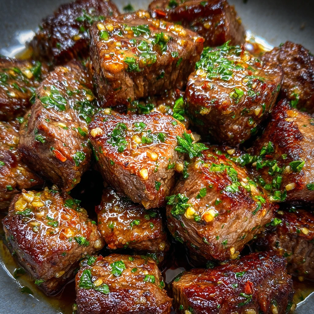Irresistibly Tender Garlic Butter Steak Bites with Fresh Herbs