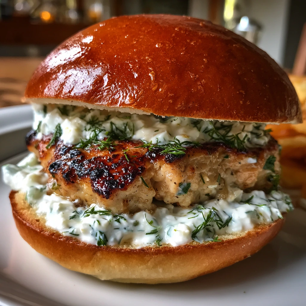 The Ultimate Juicy Greek Chicken Burgers with Feta and Herbs
