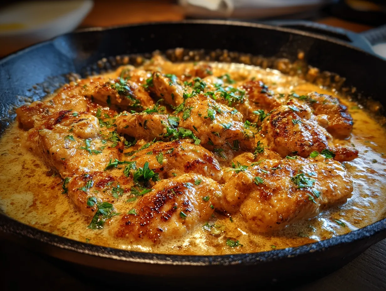 Ultimate Texas Roadhouse Butter Chicken Skillet with Herb Butter and Tender Vegetables