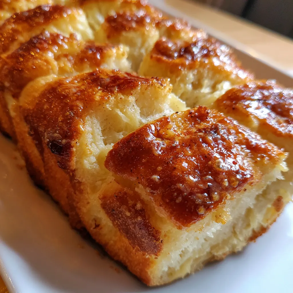 Absolute Easiest Pull Apart Bread - The Ultimate Buttery Garlic Paradise with Golden Cheesy Perfection - secondary view