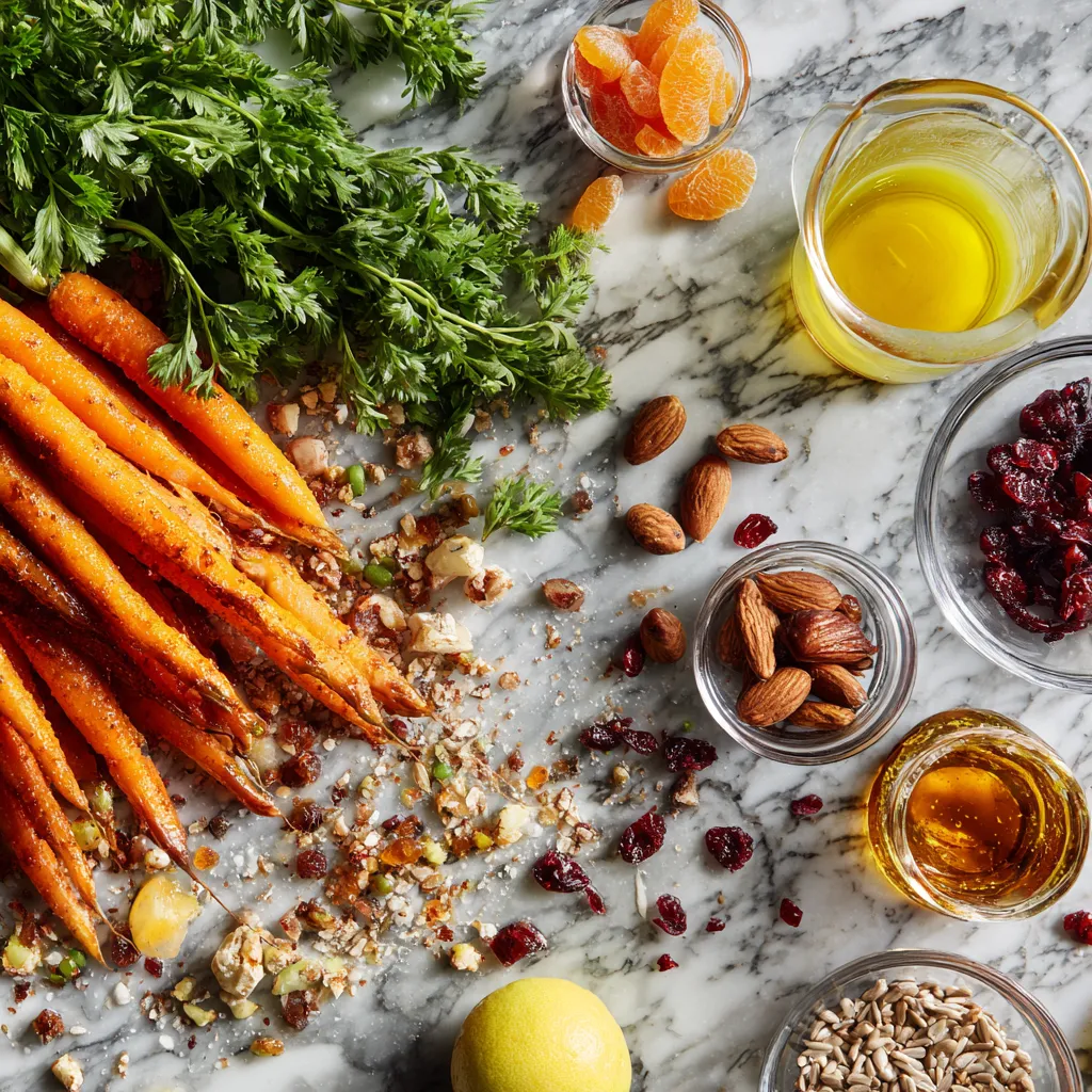 Crunchy Carrot Jicama Orange Salad with Honey Citrus Dressing and Toasted Walnuts