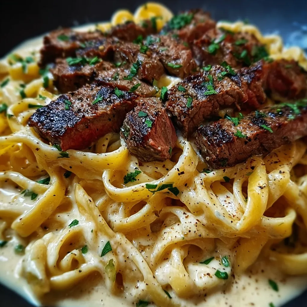 Ultimate Steak Fettuccine Alfredo - Luxurious Italian-American Perfection Experience - secondary view