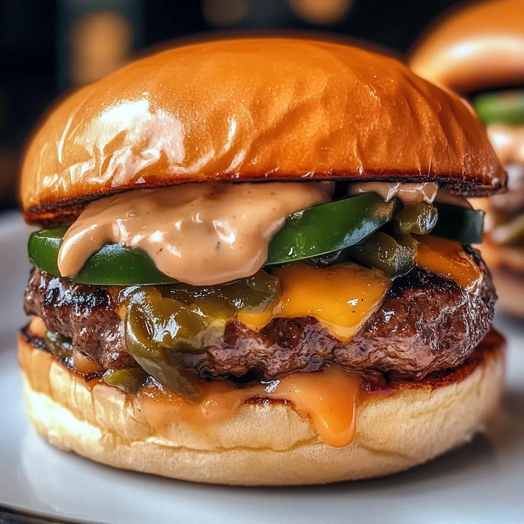 Jalapeño-Onion Smash Burgers - Ultimate Spicy Comfort Food Recipe