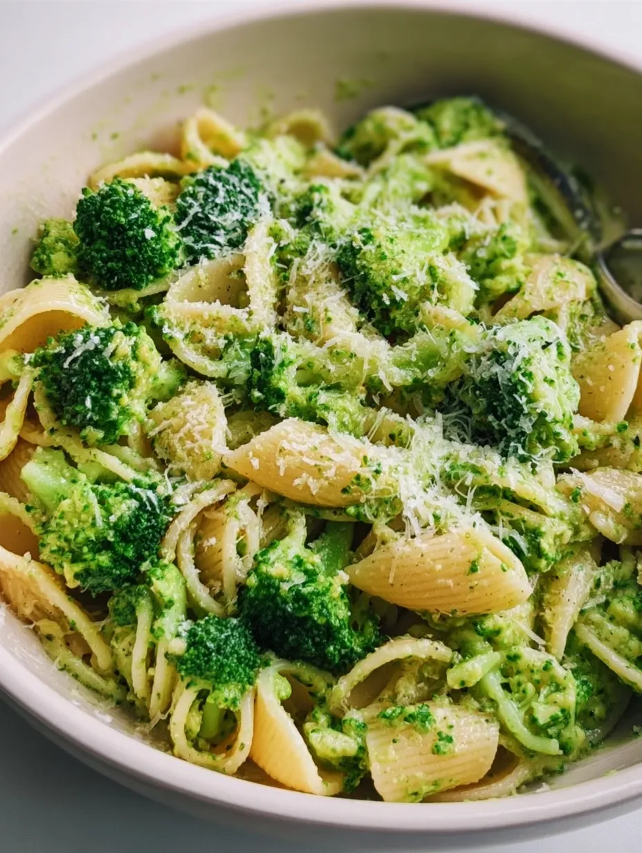 Easy Healthy Broccoli Pasta with Garlic, Lemon, and Fresh Parmesan
