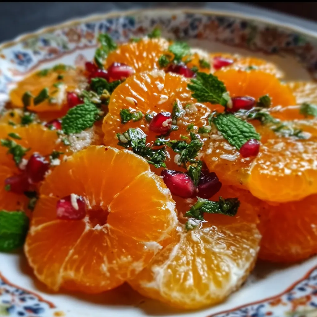 Fresh Mandarin Orange Salad with Candied Pecans and Poppy Seed Dressing