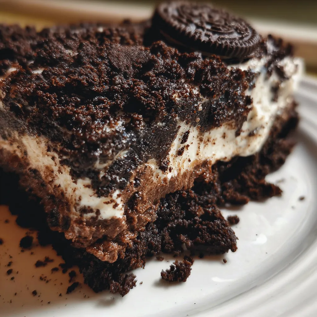 Ultimate Chocolate Oreo Dirt Pie with Creamy Pudding and Cookie Crumb Topping