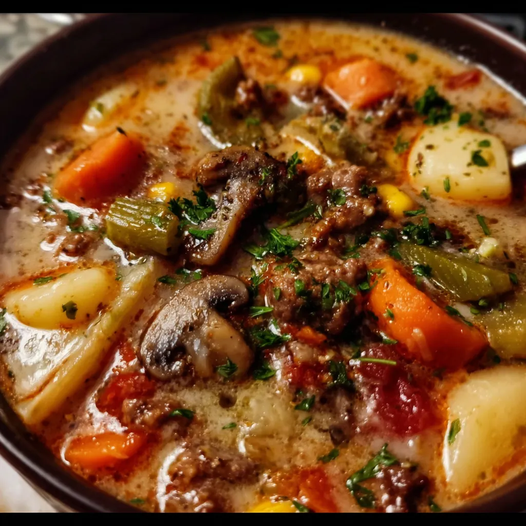 Ultimate Hearty Cowboy Soup - Rustic Ranch-Style Comfort Bowl Experience - secondary view