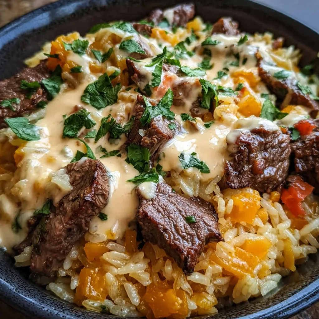 Steak & Queso Rice