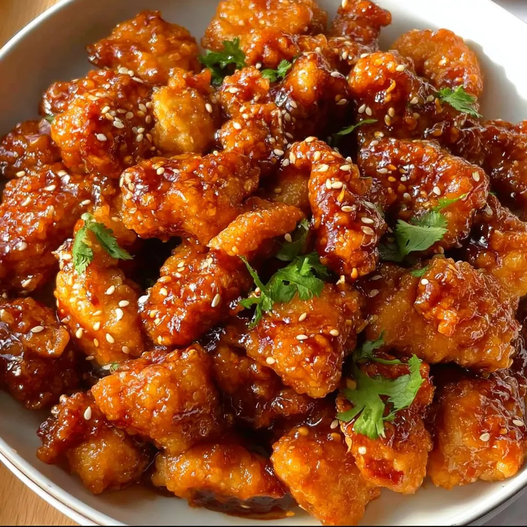 Ultimate Crispy Sesame Chicken with Sweet and Savory Glaze