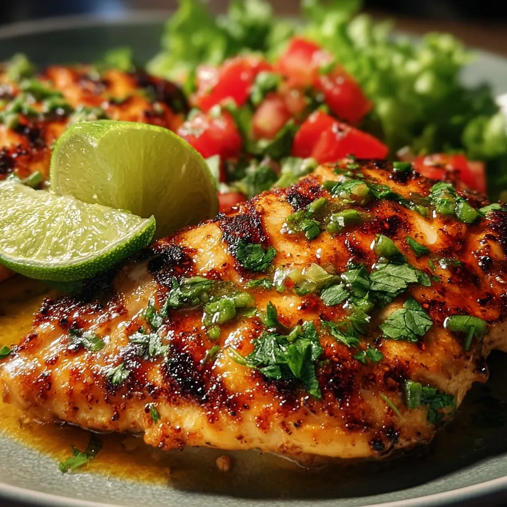 Easy Applebee's Copycat Fiesta Lime Chicken with Zesty Marinade and Restaurant-Style Presentation - secondary view