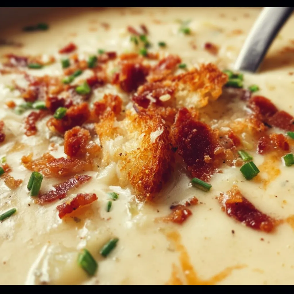 Ultimate Creamy Baked Potato Soup - Perfect Cozy Comfort Experience - tertiary view