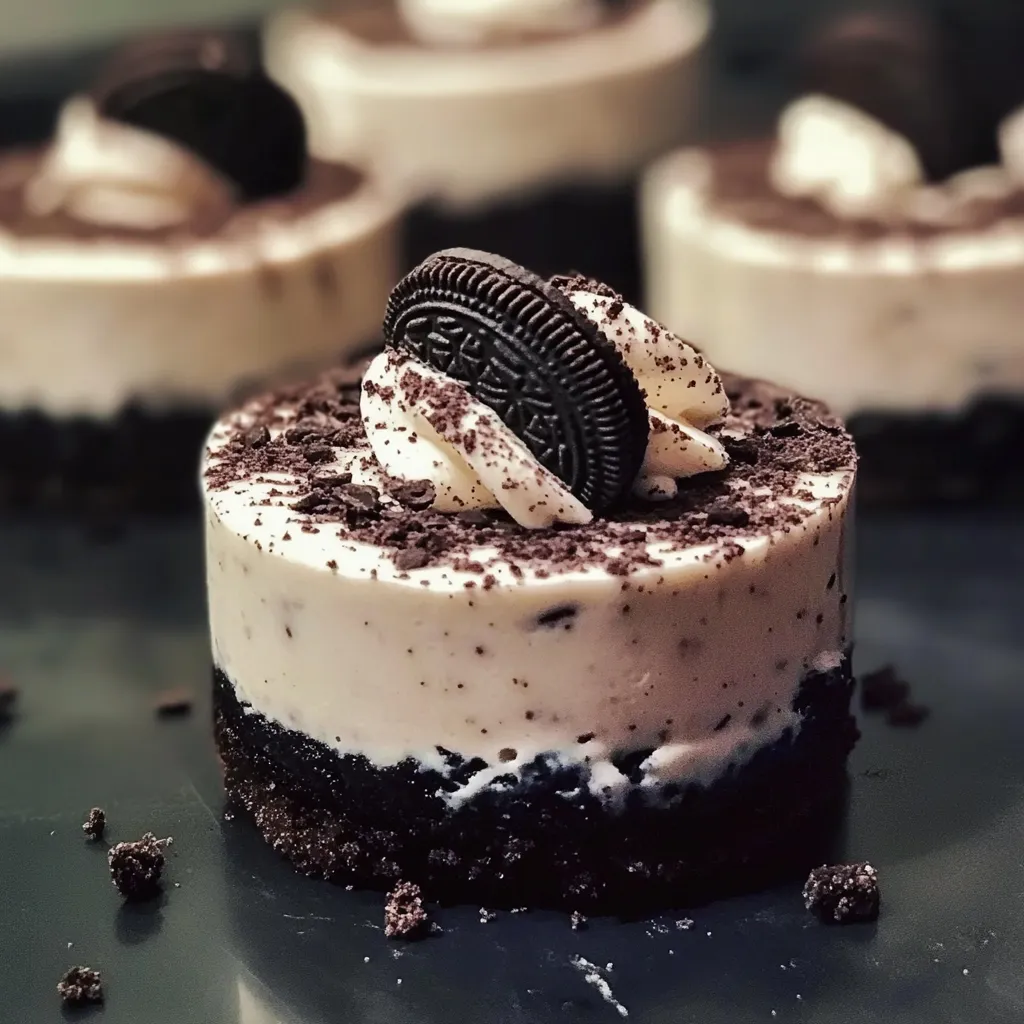 No-Bake Oreo Cheesecakes - Ultimate Decadent Dessert Recipe - secondary view