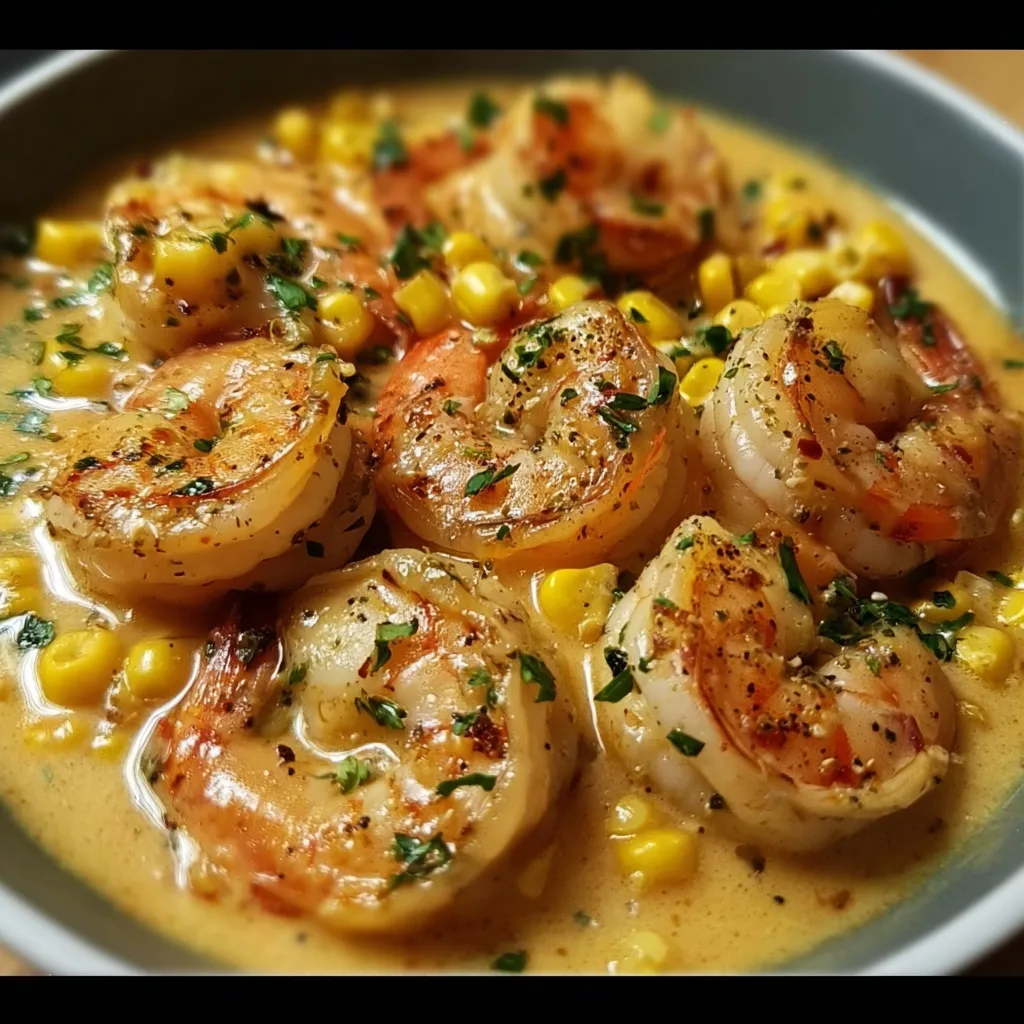 Shrimp and Corn Bisque with Authentic New Orleans Cajun Spices