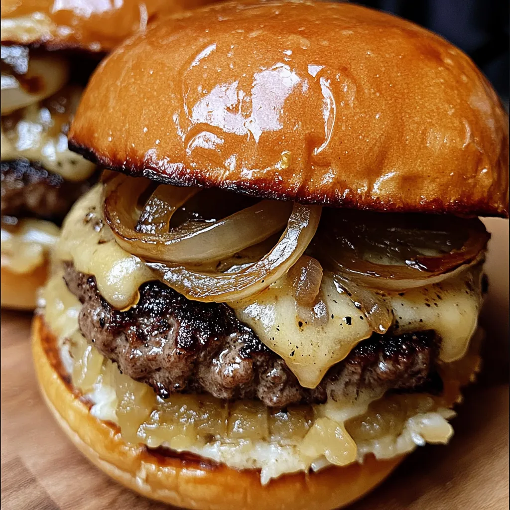 French Onion Burgers - Ultimate Gourmet Comfort Food Recipe