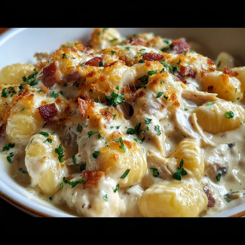 Delicious Creamy Crack Chicken Gnocchi - Ultimate Comfort Food Experience - secondary view