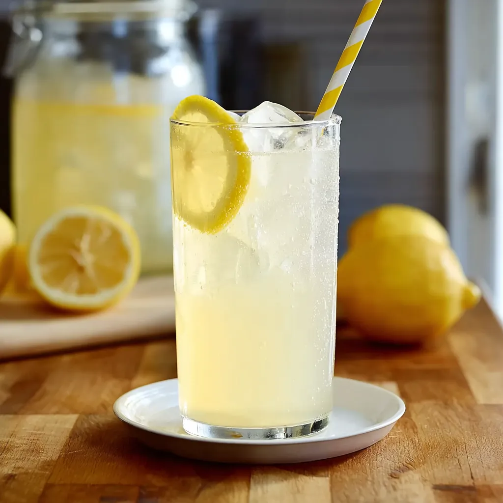 Classic Fresh Squeezed Lemonade with Perfect Sweet and Tart Balance - tertiary view