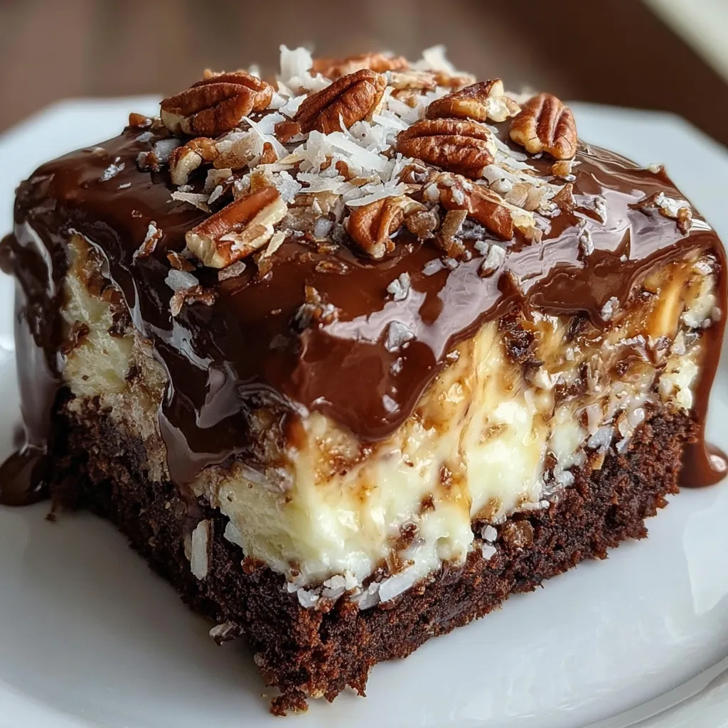 German Chocolate Poke Cake - Ultimate Decadent Chocolate Paradise Experience