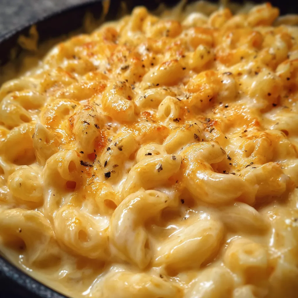 Ultimate Creamy Three-Cheese Macaroni with Sharp Cheddar, Gruyère, and Parmesan Blend - secondary view