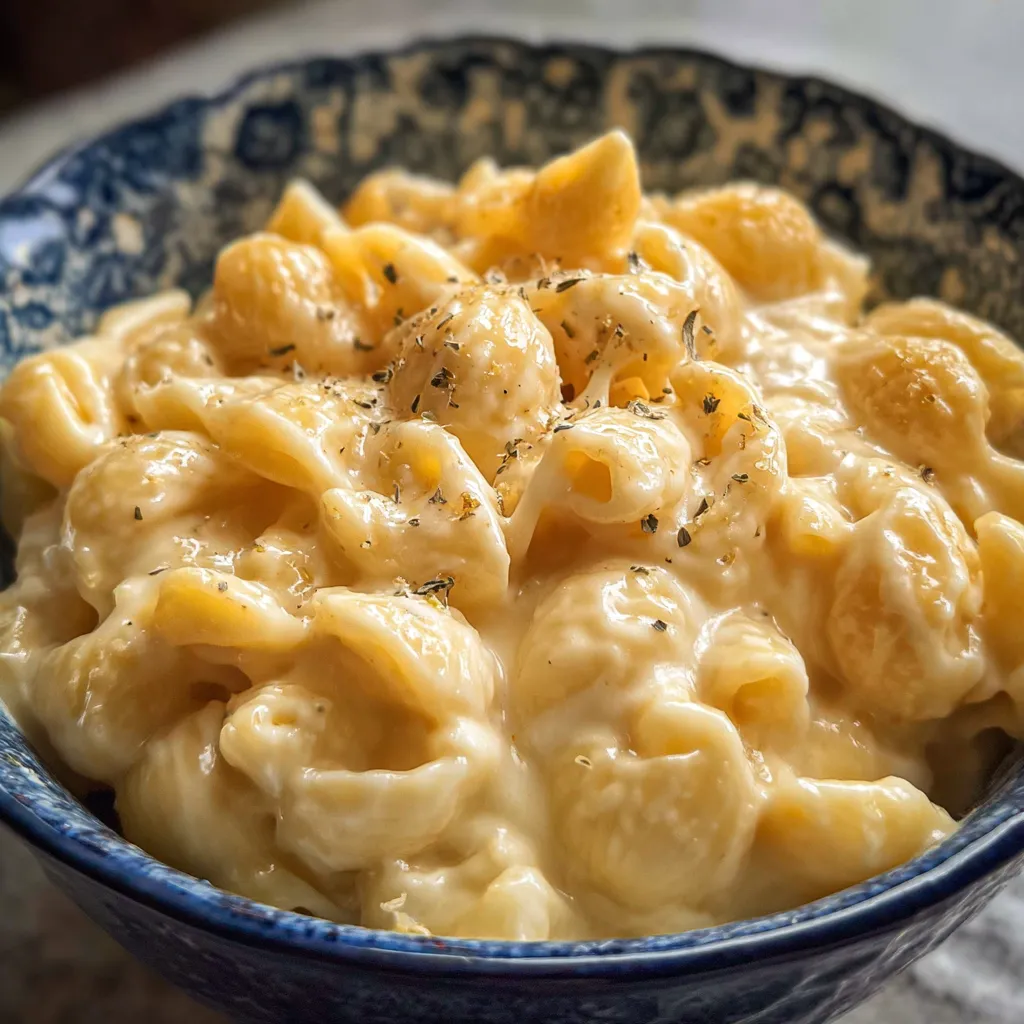Ultimate Creamy Three-Cheese Macaroni with Sharp Cheddar, Gruyère, and Parmesan Blend - tertiary view