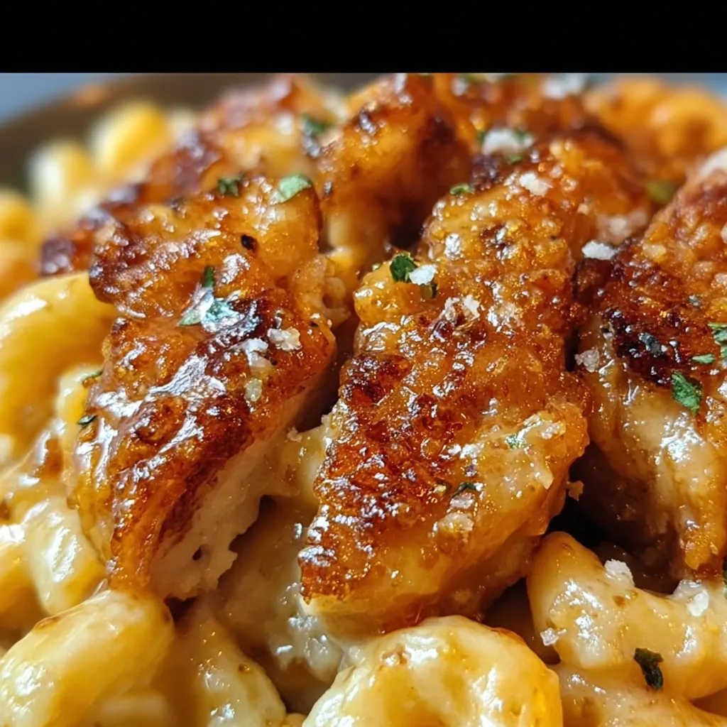 The Absolute Best Honey Pepper Chicken Mac and Cheese - Ultimate Creamy Sweet Heat Comfort Bowl
