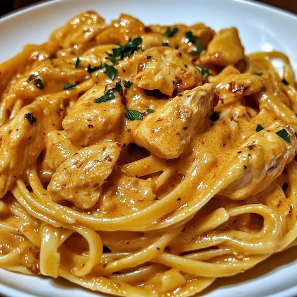 Cowboy Butter Chicken Linguine with Garlic Herb Compound Butter and Tender Pan-Seared Chicken