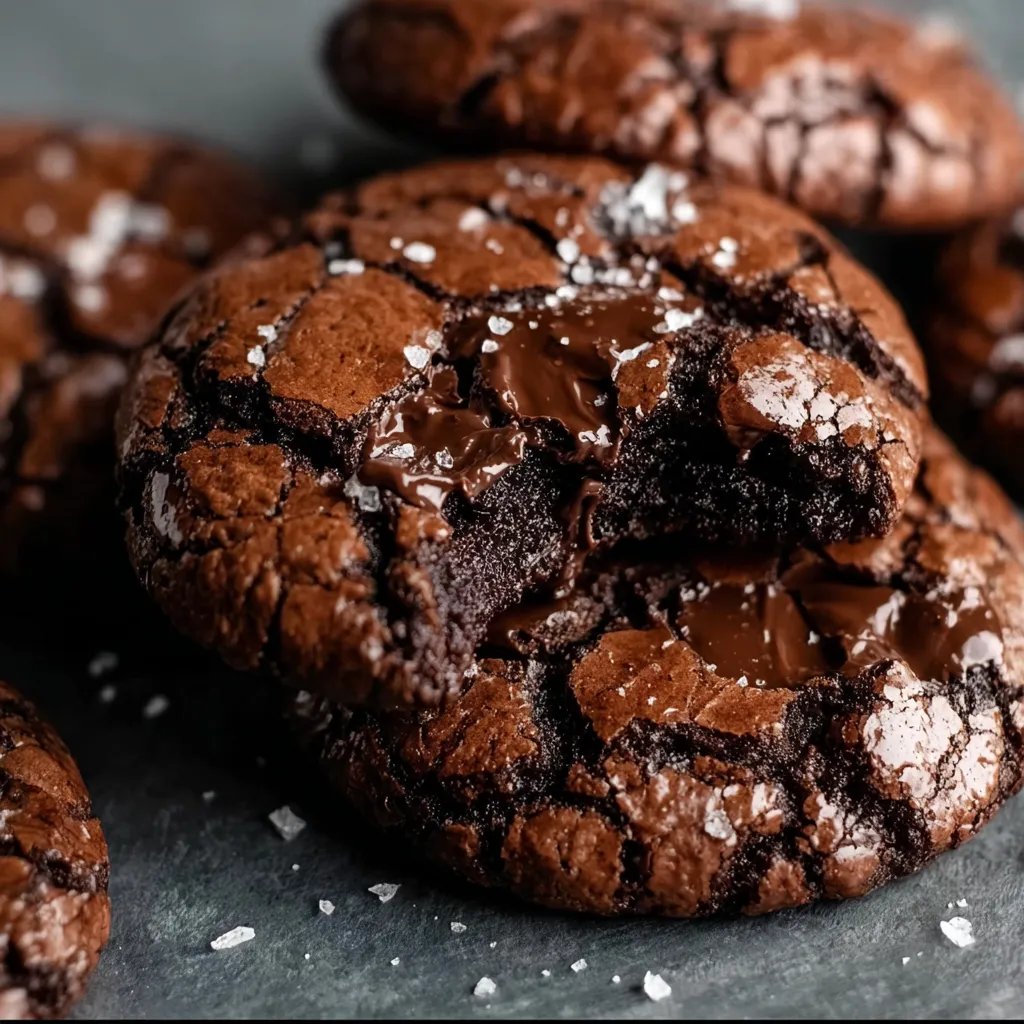The Best Fudgy Chocolate Brownie Cookies with Double Chocolate Decadence - tertiary view