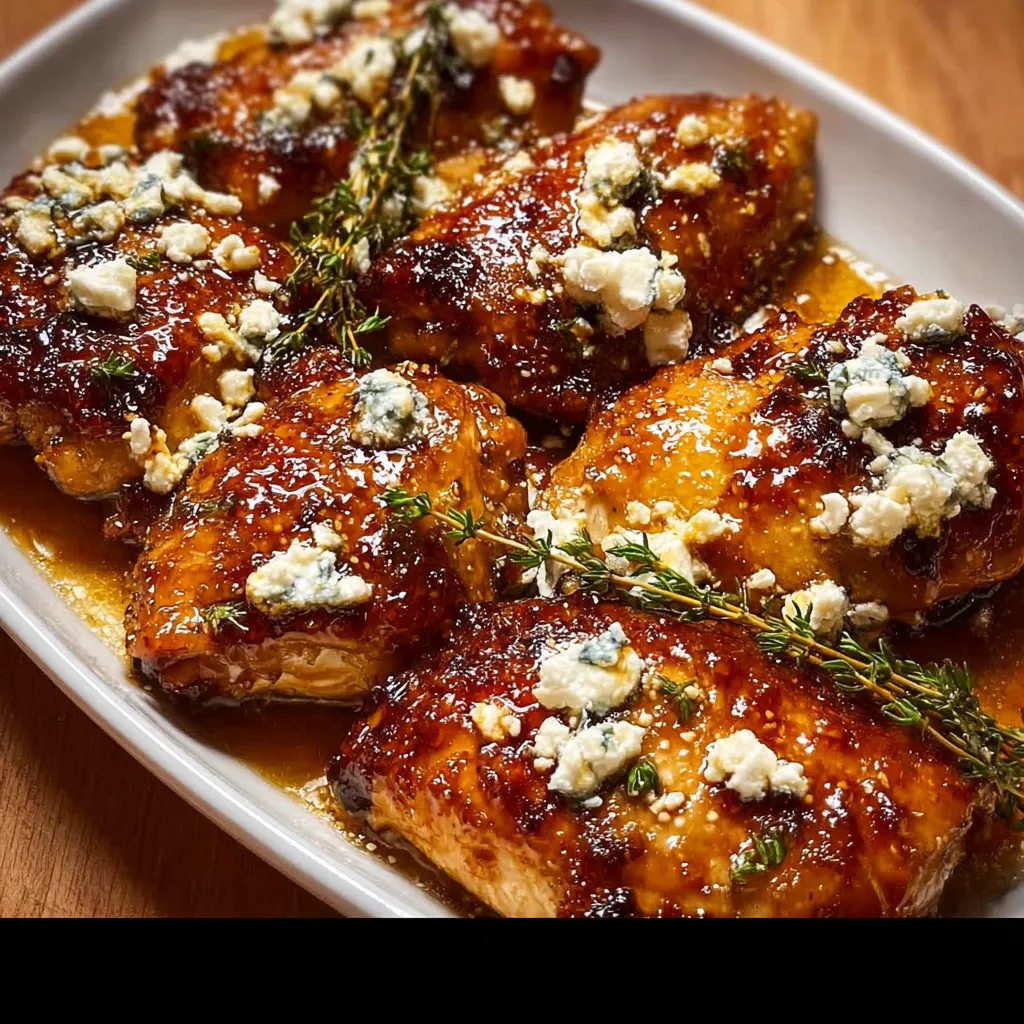 Crispy Hot Honey Glazed Feta-Crusted Chicken Pieces with Mediterranean Herb Arrangement