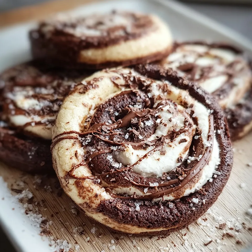 Handmade Chocolate Marshmallow Swirl Cookies with Gooey Centers and Crispy Edges - tertiary view