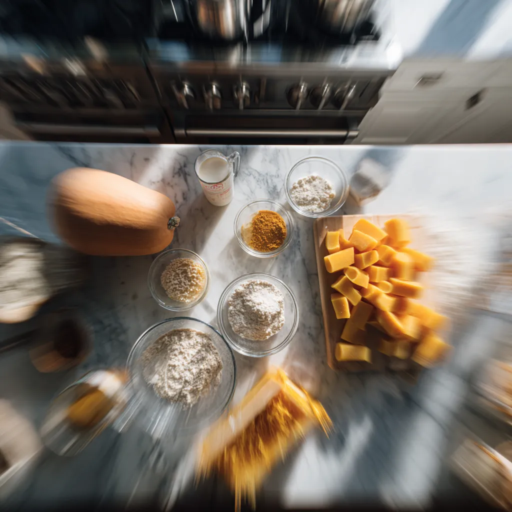 Butternut Squash Stuffed Shells with Sage Brown Butter Cream Sauce and Ricotta Cheese Fall Recipe - secondary view