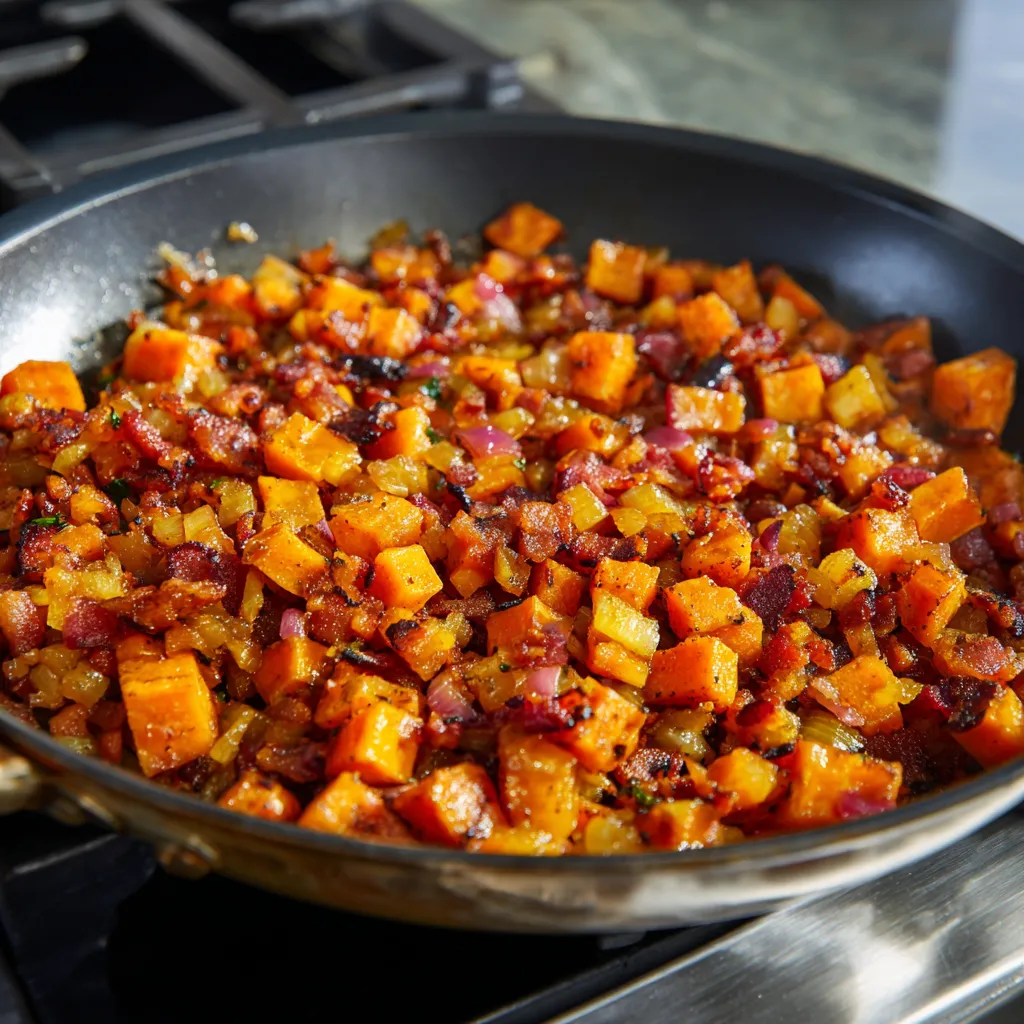 Honey Garlic Glazed Roasted Butternut Squash with Crispy Sage and Caramelized Edges - tertiary view