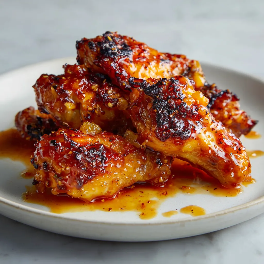 Ultimate Pineapple Cowboy Candy Chicken Wings with Caramelized Sweet Heat Glaze