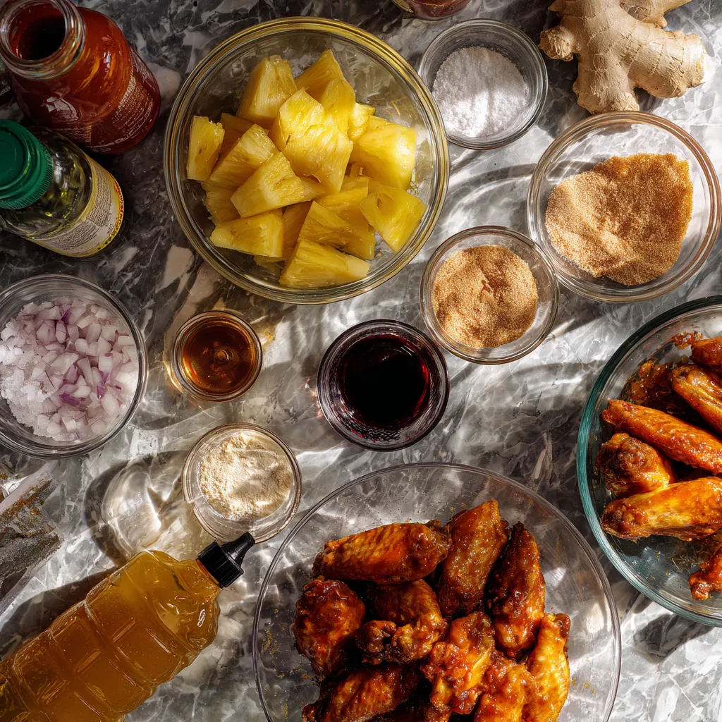 Ultimate Pineapple Cowboy Candy Chicken Wings with Caramelized Sweet Heat Glaze - secondary view