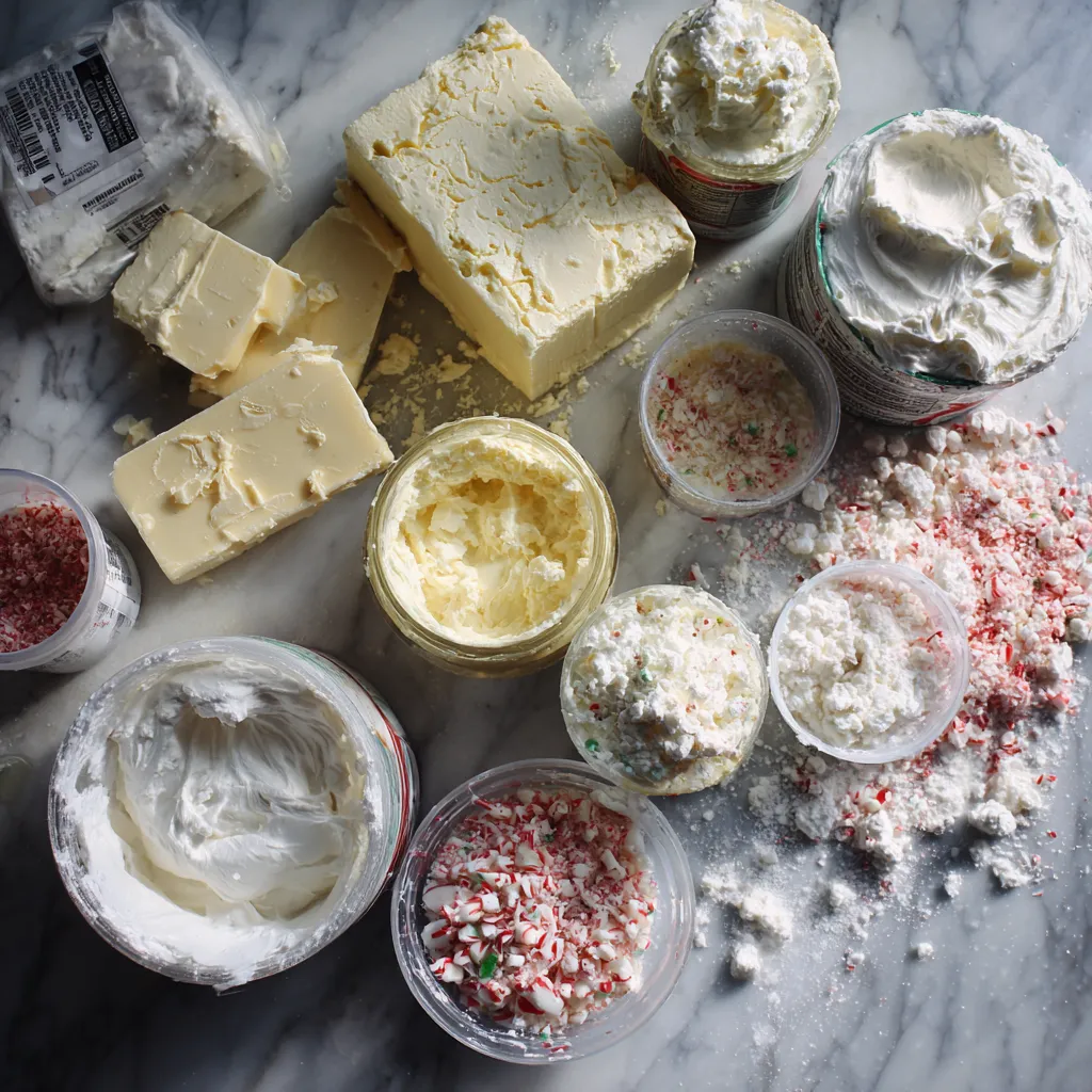 Quick Christmas Peppermint Fluff Dip with Crushed Candy Canes and Creamy Marshmallow Whip