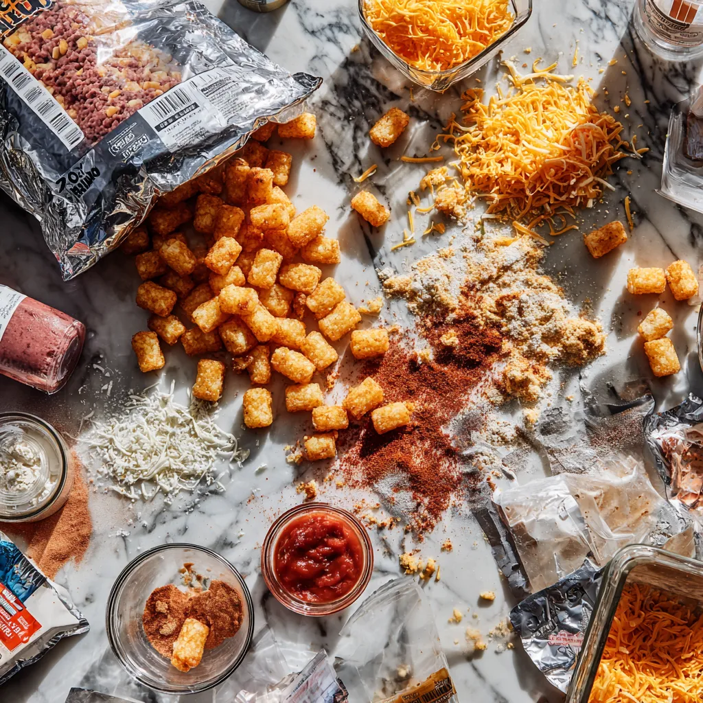 Ultimate Chili Cheese Tater Tot Casserole with Crispy Golden Layers and Melted Cheddar Perfection